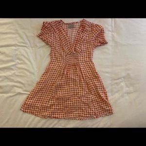 Gingham urban outfitters dress